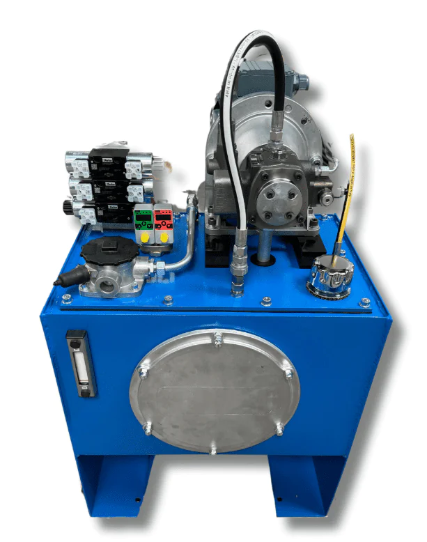 zasilacze hydrauliczne - budowa